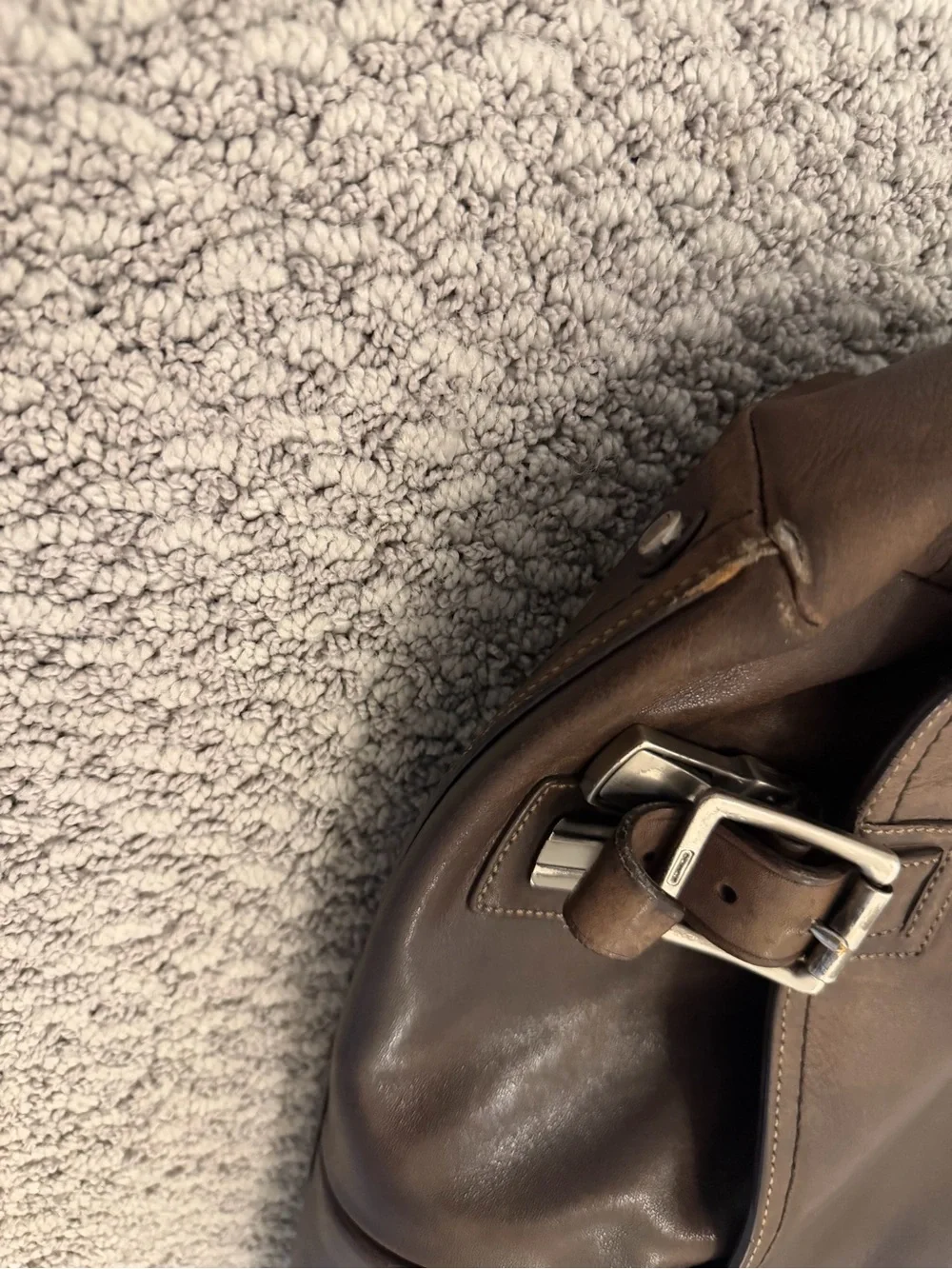 COACH Leather Messenger Bag - Brown
